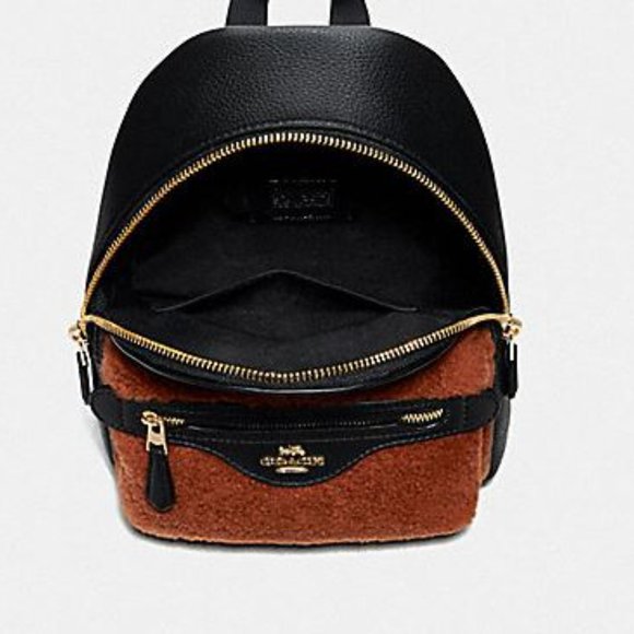 COACH SHEARLING BACKPACK  NWT - Picture 3 of 8